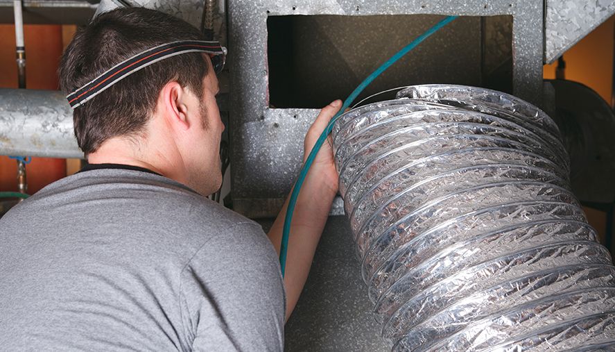 Air duct cleaning in West Bend WI